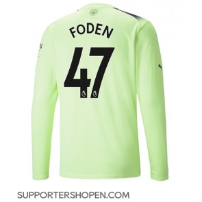 Manchester City Phil Foden #47 Tredje Matchtröja 2022-23 Långärmad